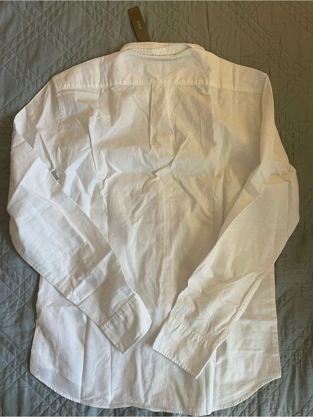 J. Crew Slim Broken-in organic cotton oxford shirt in White Size M $98 BG421